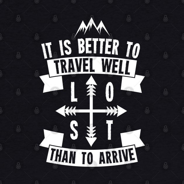 It is better to travel well than to arrive by mailboxdisco